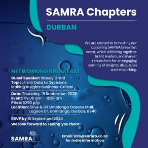 SAMRA Chapter - Durban - NETWORKING BREAKFAST