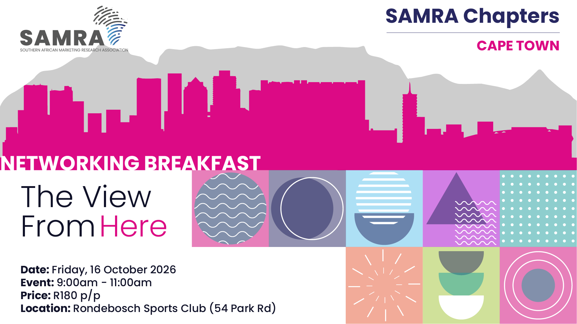 SAMRA Cape Town Chapter Event